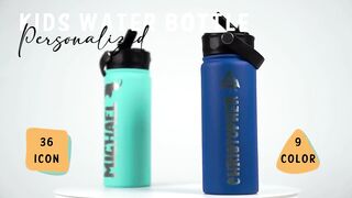 "Review: Personalized Kids Water Bottle - Custom Engraving, BPA Free, & Insulated!"