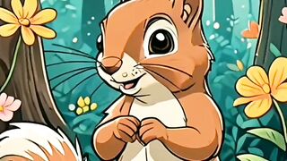 The Fantasy story of Nutty The squirrel | kids story #squirrel #storytelling #story
