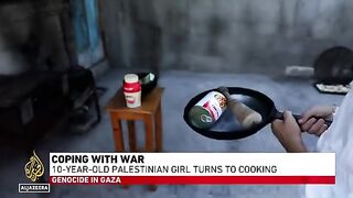 Meet Renad_ a 10-year-old chef charming the internet with cooking videos amid Israel_s war on Gaza(360P).