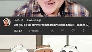 Chill Out With We Bare_s Cool Refreshing Ramen_???? _shorts _webarebears _ramen _cartoonnetwork(360P).