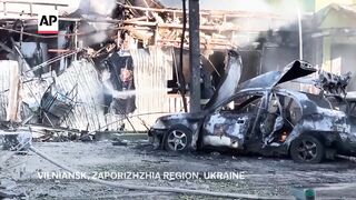 Russian strike kills 7 civilians in Ukraine, including 3 children, say officials.