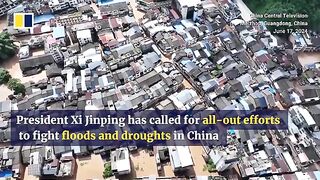 Xi urges all-out efforts to fight floods in southern China
