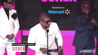 Usher Is Unfiltered & Motivated While Accepting His Lifetime Achievement Award | BET Awards '24