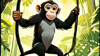 A clever monkey cartoon story #new cartoon story #moral story #bedtime story