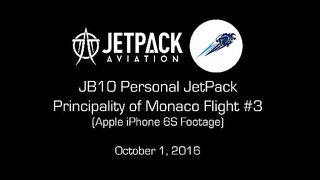 JetPack Aviation JB10 Principality of Monaco Flight #3 iPhone6S