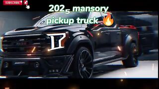 Beast Unleashed The 2025 Mansory Pickup Redefines Luxury Trucks