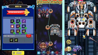 Epic Space Shooter F1:Unlocking Plume & Defeating Boss 58|Boss Mode Gameplay by Celarosh Gaming