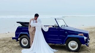 Pre-wedding with beautiful colorful Kedu beach as a backdrop