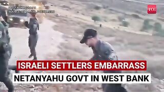 Israeli Settlers Go Berserk- 500 Border Police Attacked With Molotov Cocktails, Stones - Watch