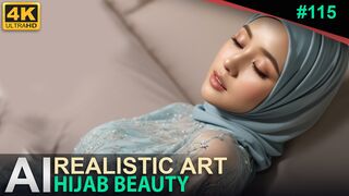 Ai Art - Beauty sleepy Hijab Girl Lookbook