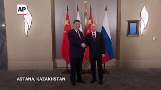 Russia-China relations 'in best period in history', Putin tells Xi at SCO summit