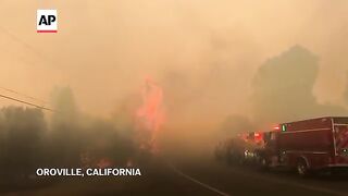Wildfire forces evacuations in Northern California