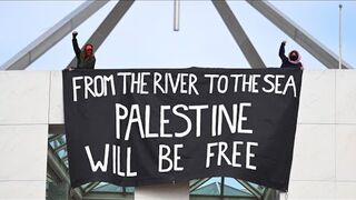 Dai Le slams ‘irrational’ pro-Palestine activists scaling Parliament House
