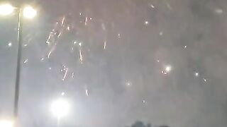 New Year Fireworks 2024  Houston Texas USA