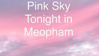 Pink Sky Tonight in Meopham - Thu 04/Jul/24