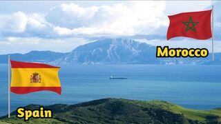 The separates difference between Spain and the Kingdom of Morocco