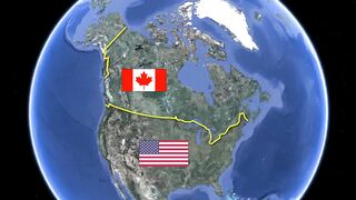 Canada _ The United States_s Bizarre Border