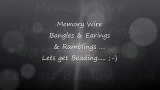 Memory Wire Bangles & Earing's.... ❤????????????????????????????