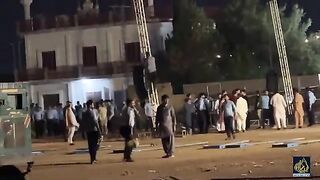 A heavy contingent of Islamabad police reached the meeting hall and started demolishing the meeting hall. PTI workers...