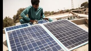 Government's decision to give free solar panels to the people based on electricity consumption
