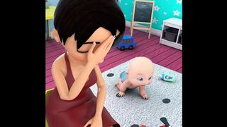 Mother Simulator Game  Baby having fun with mother