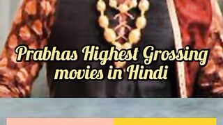 Prabhas Highest Grossing movies in Hindi | Hindi movies | Indian movies net worth #prabhas