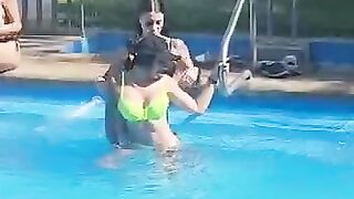 Nude  in pool +18 :)
