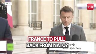 Major NATO Ally To Ditch U.S.-Led Bloc, Withdraw Support To Ukraine_ West In Panic Over France Polls.