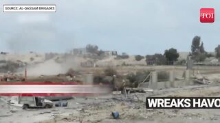 Al-Qassam Brigades Bleeds Israeli Soldiers With Thermobaric Rockets In Gaza Strip _ Watch.
