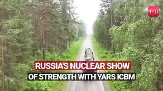 Russia's Nuclear Show Of Strength With Yars ICBM; Putin's New Missile Warning To West.