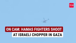 Israeli Chopper Panics As Hamas Fighters Fire SAM 7 Missiles; IDF Loses Another Soldier _ Watch.