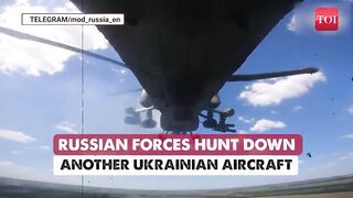 Russian Ballistic Missile Destroys Ukrainian Airfield; Blows Up Fighter Aircraft & Vehicles _ Watch.