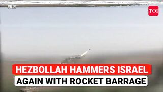 Hezbollah Bombards Israeli Military Base With Soviet-Era Rockets Amid Lebanon War Fears.
