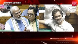 'Balak Buddhi Who Winks...'_ PM Modi Roasts Rahul Gandhi In Lok Sabha _ Watch.