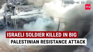 Israeli Soldier Killed As Al Quds Brigades Blow Up IDF Armoured Vehicle _ Details.