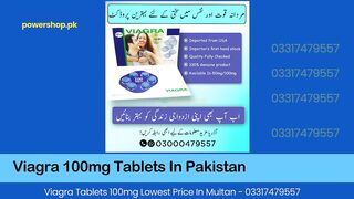 Viagra Tablets 100mg Lowest Price In Multan - 03000479557