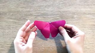 Easy Origami Butterfly In only 2 Minutes