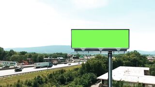 GREEN SCREEN BILLBOARD VFX FOOTAG