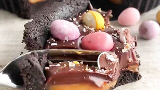 Making the ultimate Mini Eggs dessert