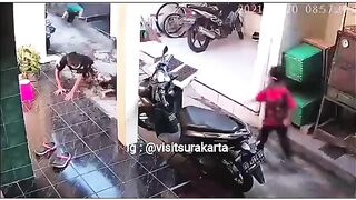 Sapi mengamuk di solo