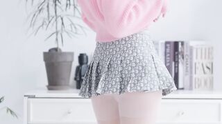 에이프런 모델 볼륨감이 드러나는 룩북 underwear Lookbook 룩북 직캠   figar look book