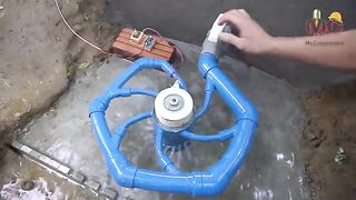Top 3 amazing videos . DIY _ How to make hydroelectric turbines for life. Free energy, clean energy