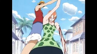 Ikatan erat antara luffy dan nami.