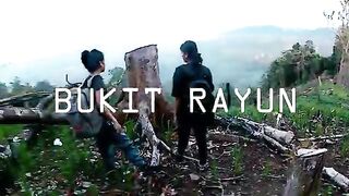 ''bukit rayun'perjalanan pulang melewati medan terjal