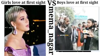  love at first sight vs boys love at first sight !!????????