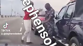 Civilian slap Nigeria police officer