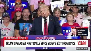 Political analyst breaks down Trump’s tactics in first rally since Biden’s exit