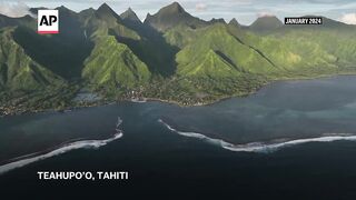 'Like no place on Earth'_ AP photographer on covering Olympic surfing in Tahiti.