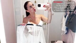 Transparent Lingerie Robe Try On Haul | NO BRA | See-Through Trend