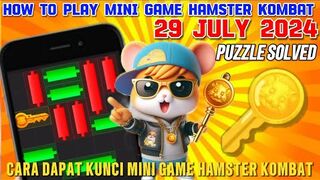 MINI GAME HAMSTER KOMBAT 29 JULY PUZZLE SOLVED EASILY